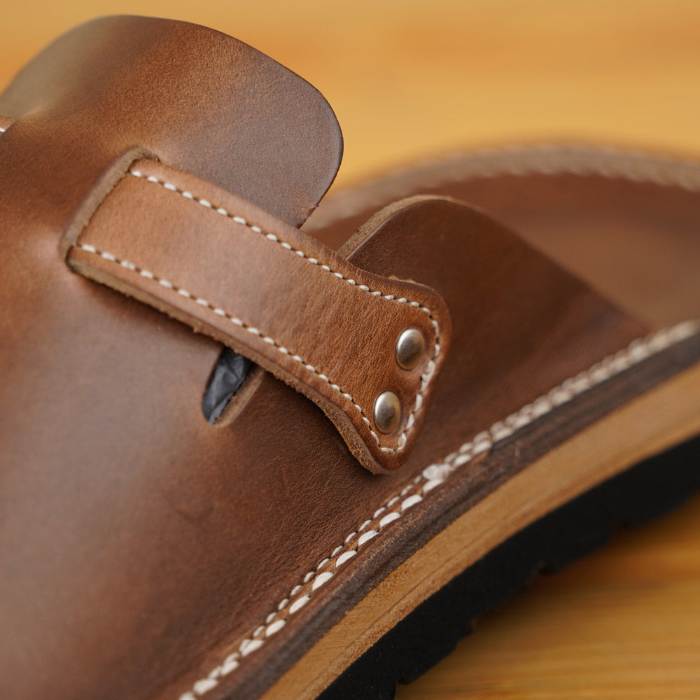 Zerrows Slit Sandals - Natural CXL