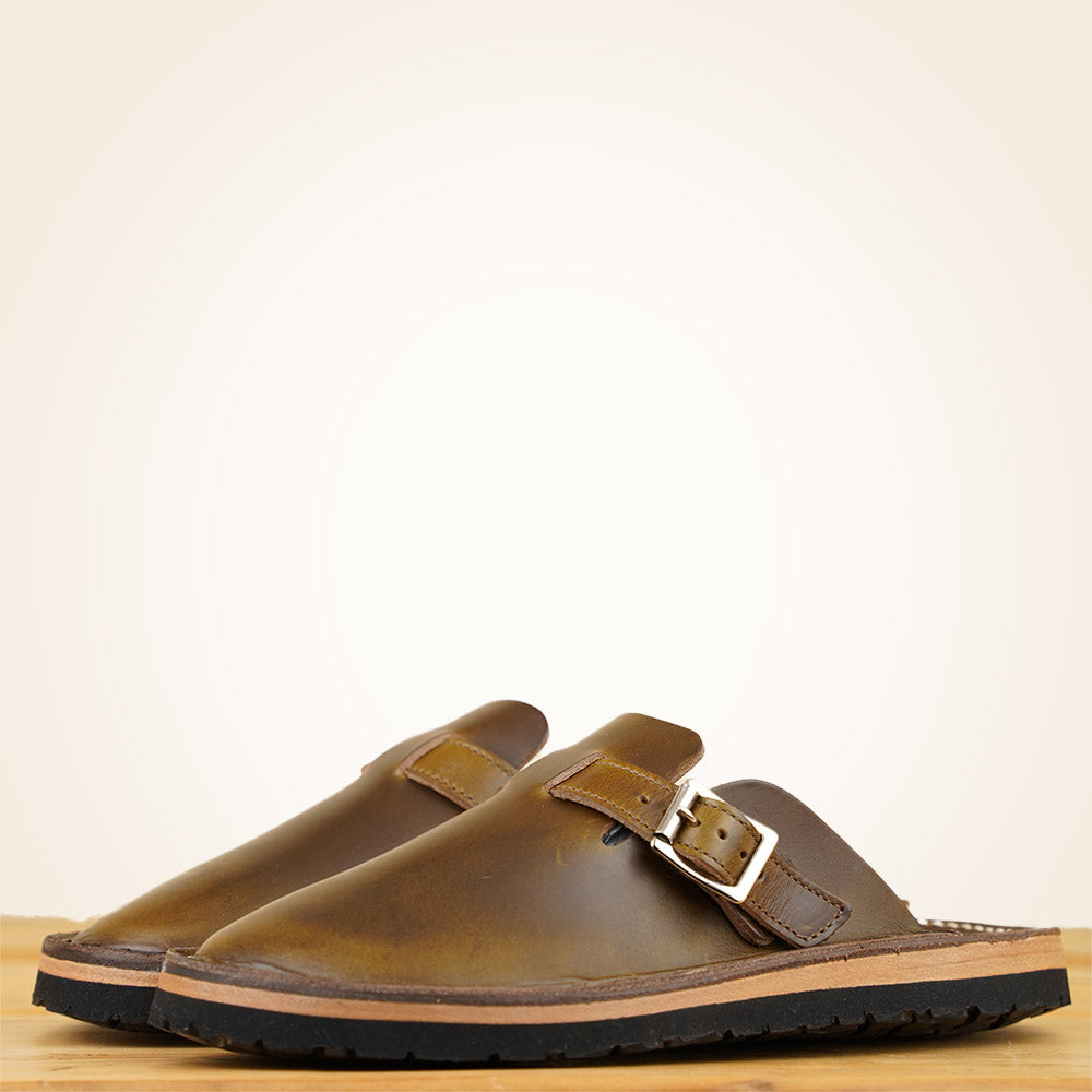 Zerrows Slit Sandals - Olive CXL