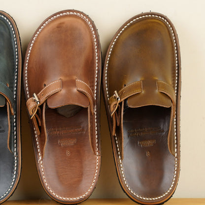 Zerrows Slit Sandals - Olive CXL