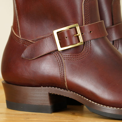 Zerrows Engineer Boots  - Flat Toe Last - Brown CXL