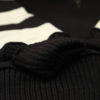 Dehen 1920 Motorcycle Sweater - Black/ Off White Stripe