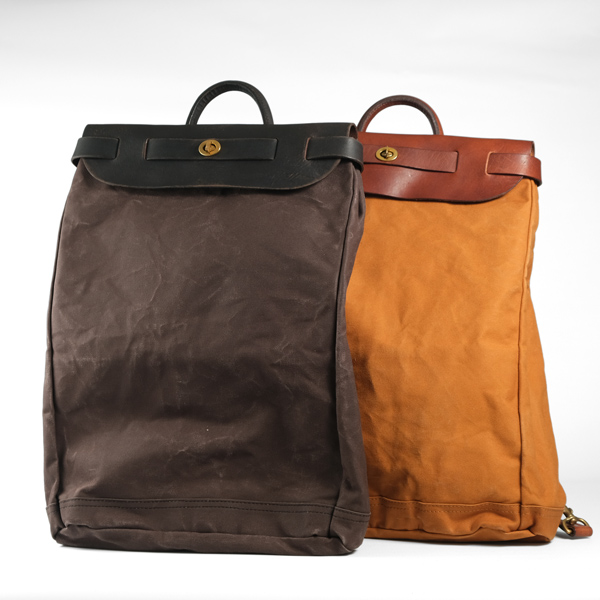 Vasco Voyage 2 Way Backpack – Leather & Canvas
