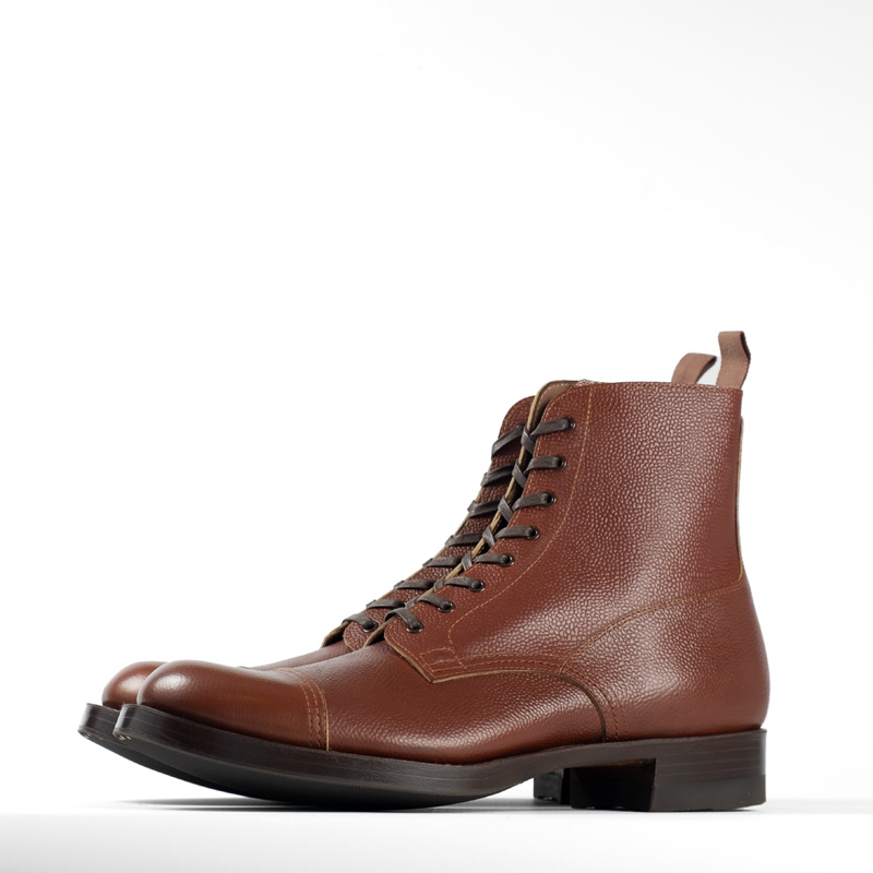 Clinch Graham Boots - Embossed French Kip Leather - East West Apparel