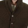 Dehen 1920 Shawl Sweater Coat Brown