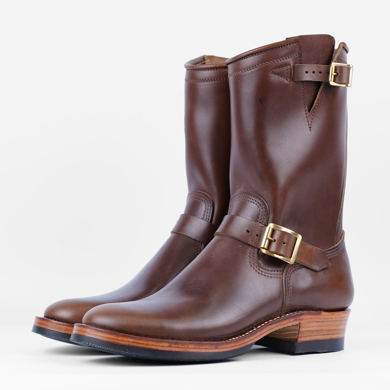 Zerrows Engineer Boots  – Horsebutt Brown
