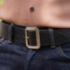 Addict Clothes Garrison Belt HORSEHIDE BLACK