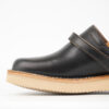 Zerrows Sabot Sandals black latigo leather