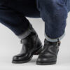 Skoob Wander Engineer Boots Black Horsebutt
