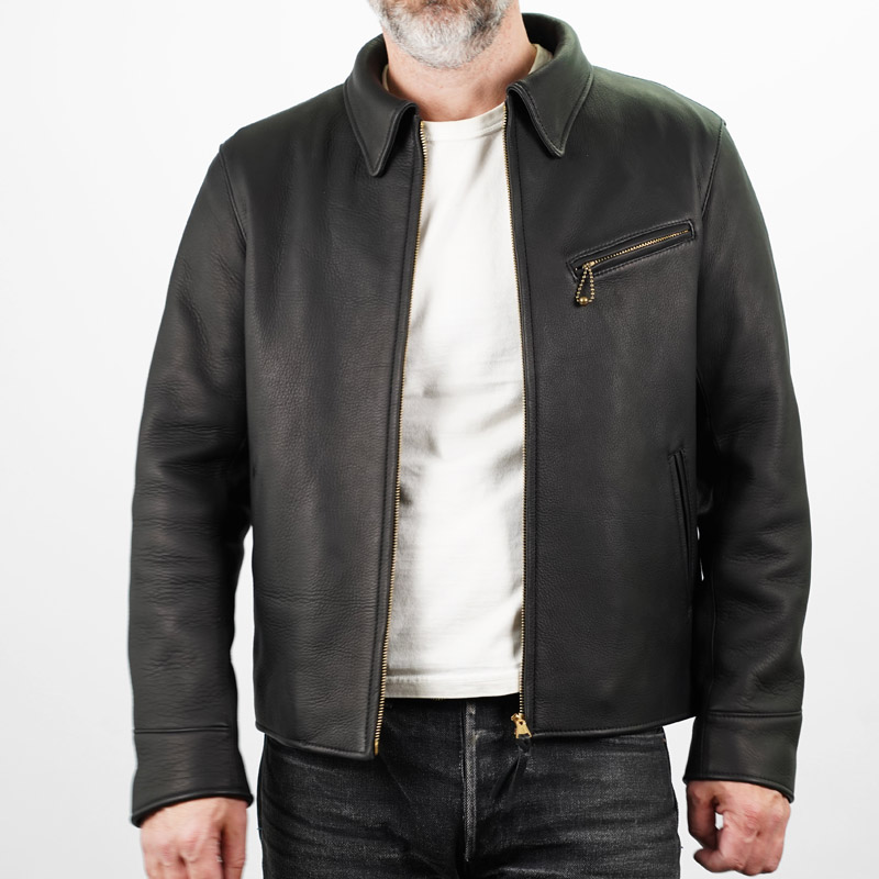 Deerskin leather jacket best sale