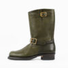 Y'2 Leather EB-01 Engineer Boots Olive Eco Horse
