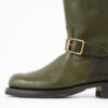 Y'2 Leather EB-01 Engineer Boots Olive Eco Horse