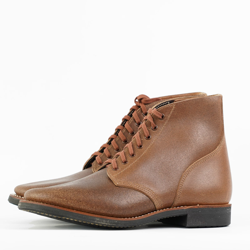 Skoob M43 Boots – Natural Waxed Flesh (Horween)