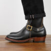 Zerrows Type 1 Engineer Boots Black Latigo Leather