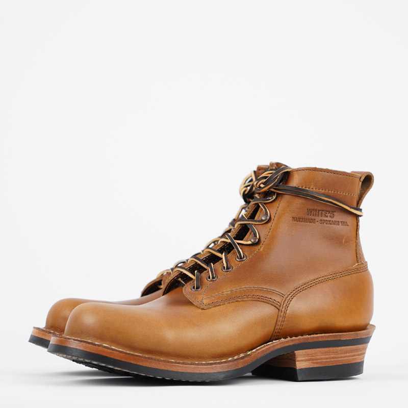 White’s 350 Cruiser Boots – Natural Double Shot Leather