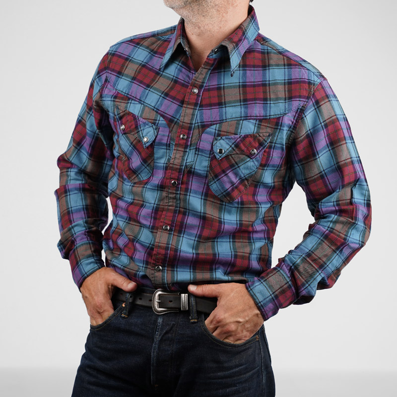 Stevenson Overall Cody Shirt – Blue & Red
