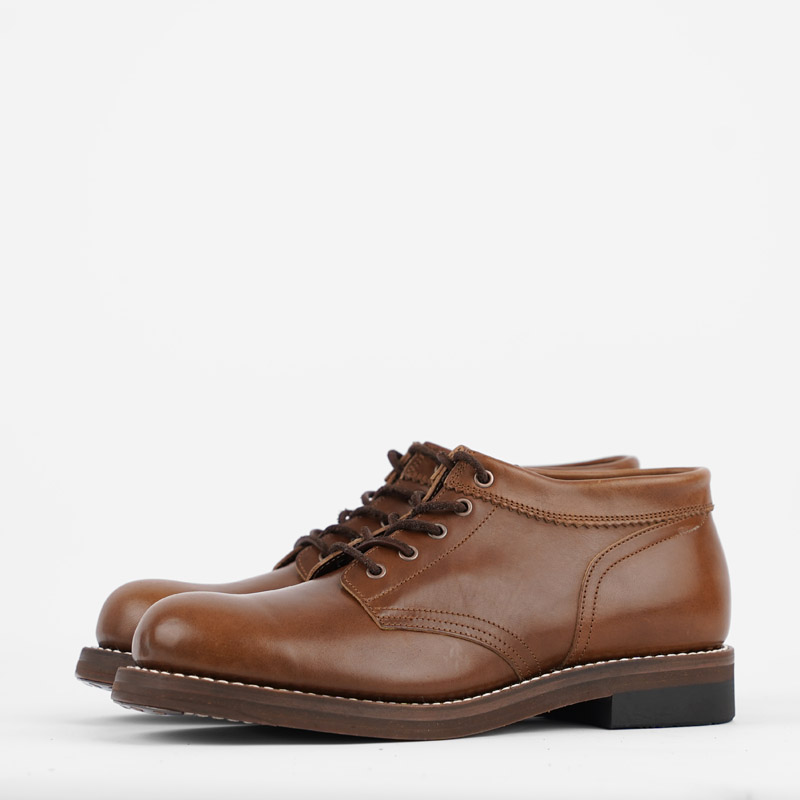 Rolling Dub Trio - Griffin Engineer Boots - Horsebutt Brown