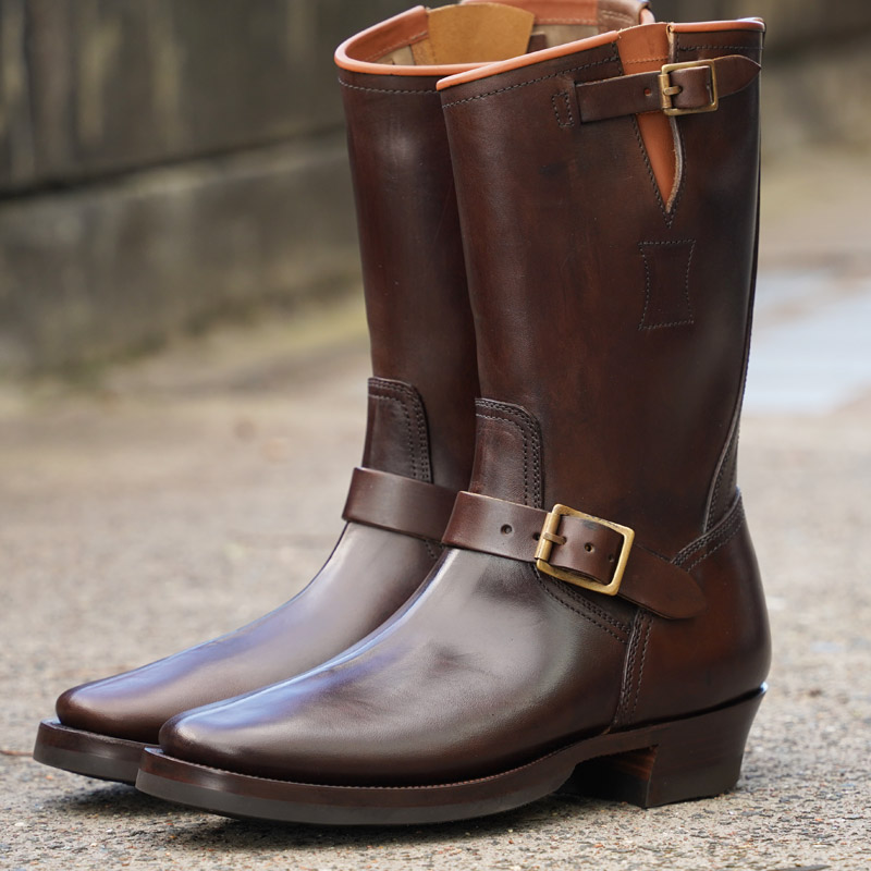 Clinch CN Last Soft Toe Engineer Boots - Horsebutt Brown - East 