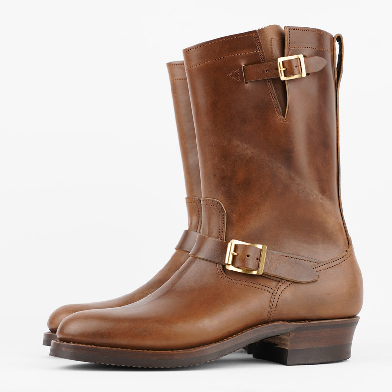 Rolling Dub Trio – Griffin Engineer Boots – Horsebutt Brown