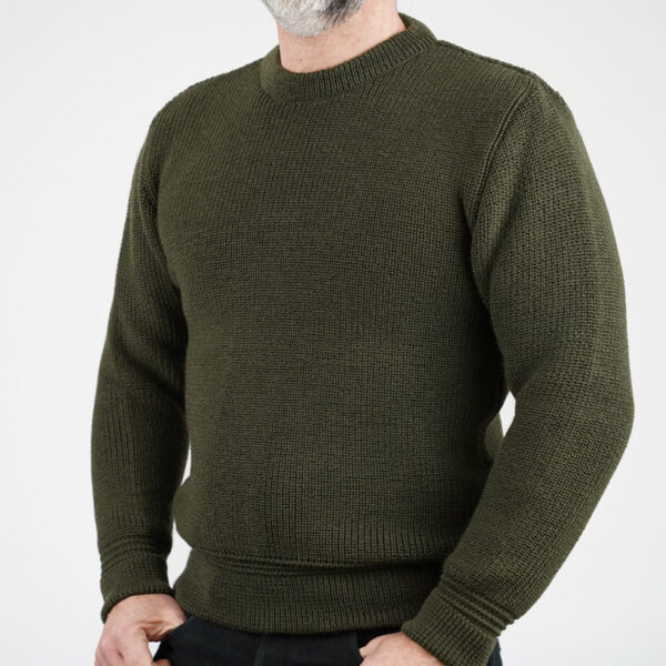 Heimat Textil Rundhals Crewneck Sweater Military Green