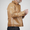Y'2 Leather KB-140-T PERSIMMON TANNIN DYED HORSE WWII Type JACKET