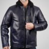 Y'2 Leather N-1 Deck Jacket Indigo Horsehide