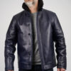 Y'2 Leather N-1 Deck Jacket Indigo Horsehide