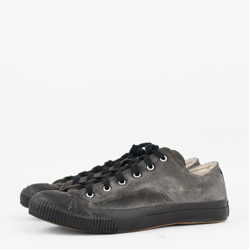 PRAS Shell Cap Low Sneakers – Sumi Hand Dyed