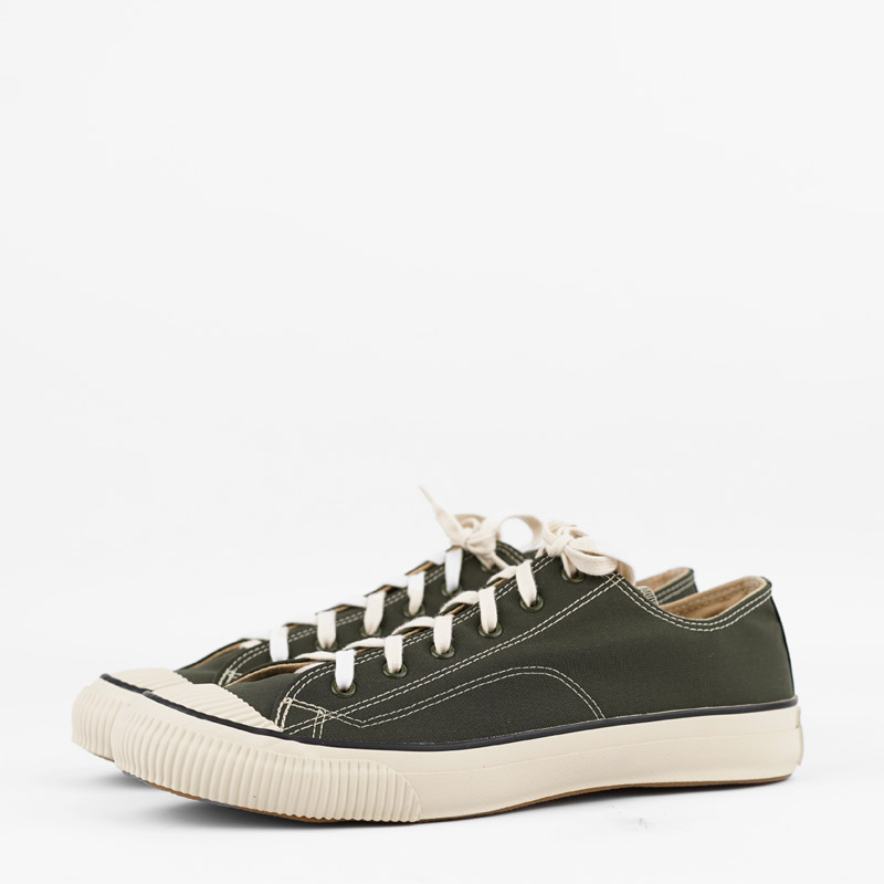 PRAS MLAL Shell Cap Low Sneakers – Khaki/ Off White